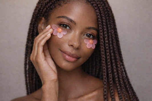 Patchs Yeux Fleur "Hibiscus Bloom" - Le glow fun & instantané